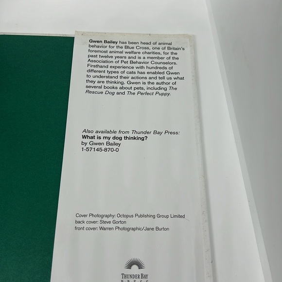 What is my cat Thinking by Gwen Bailey Hardback Book - Picture 11 of 11